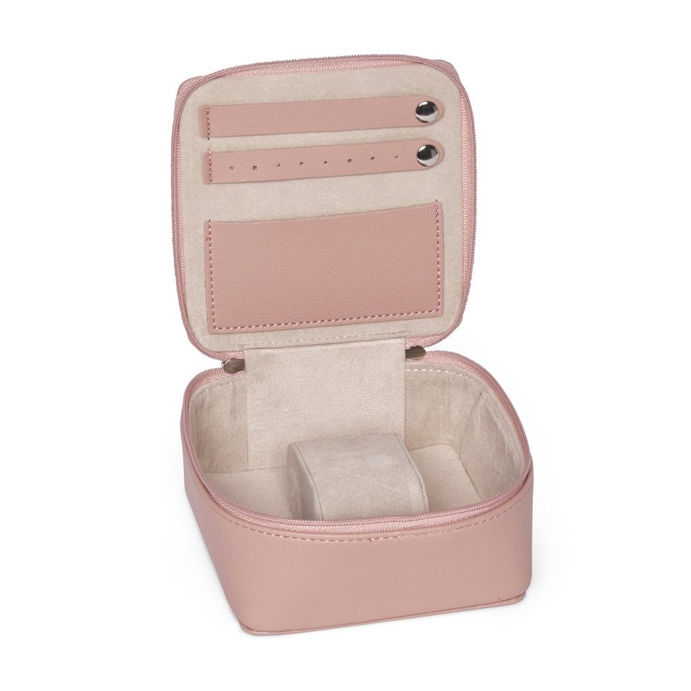 NWT Brouk & Co. Eva Travel Jewelry Case, vegan leather, pink -never opened